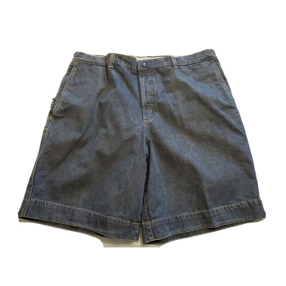 Mens 42" Waist Short Cargo Lightweight Denim Jean By Columbia Sportswear - Picture 1 of 12